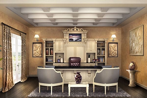 tuscan style office